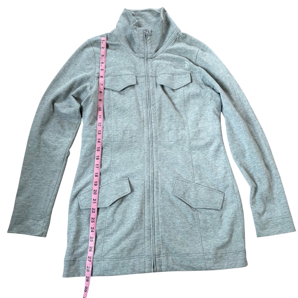 The North Face Women's Gray Utility Field Jacket Coat Small Cotton Lightweight - Picture 8 of 11